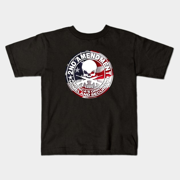 2nd Amendment Kids T-Shirt by creativegraphics247